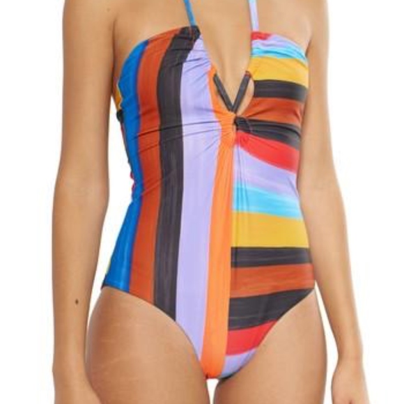 NWT MARA HOFFMAN AYA SUNGLOW ONE PIECE SWIMSUIT XS - Picture 3 of 3